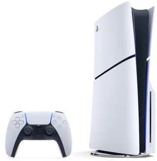Sony PlayStation 5 Slim Disc Edition (Matt) 1TB [inkl. Wireless Controller] weiß
