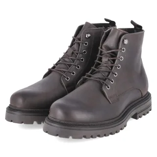 Kaerlek Schnürboots  Braun - Gr. 42 -  Textil und Synthetik