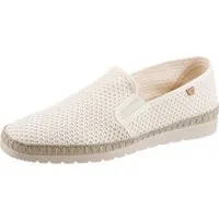 VERBENAS BORIS BUZZBEE Slipper Espadrille, Urlaubsschuh, Flat, Schlupfschuh mit Stretcheinsätze