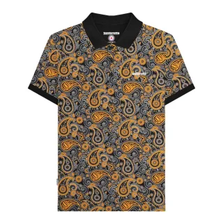 Lambretta - Poloshirt für Herren (Schwarz/Gold)