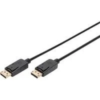 DisplayPort Anschlusskabel, Full HD 1080p schwarz, 15 Meter