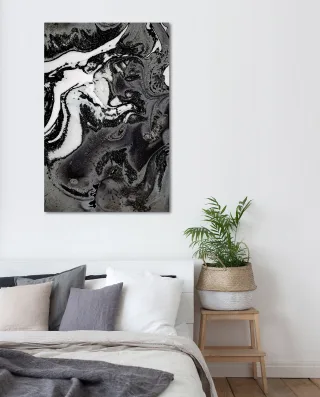 queence Acrylglasbild "Abstrakte Kunst" Abstrakt  Gemälde  Kunst  klassische Fantasie in Marmor-Optik