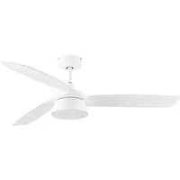 Lucci air Deckenventilator DC Deckenventilator Bronx Weiß mit LED & Fernbedienung, dimmbar