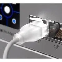 UniFi Etherlighting Cat.6 Patch Kabel weiß/transparent, 2 Meter
