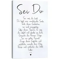Posterlounge Wandbild Sei Du - ein Gedicht, Ohkimiko, erhältlich als Poster, Leinwandbild, Wandsticker oder Acrylglasbild