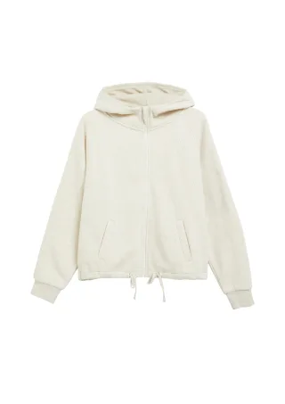 s.Oliver - Sweatshirt Jacke beige - Gr. - 36