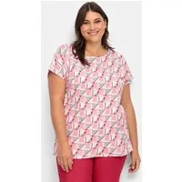 Sieh an! Klassische Bluse Schlupfbluse Kurzarm