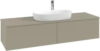 Villeroy & Boch Waschtischunterschrank Antao L36_5 1600x360x500mm mit Beleuchtung mit Struktur FK/AP L36150HG