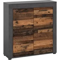 OTTO home Highboard AOSTA, Höhe 88 cm, 2 Türen, 3 Fächer, 2 Einlegeböden (in verschiedenen Farbausführungen, individuell kombinierbar), Kommode, Schrank, Anrichte, Standschrank, Sideboard, Wohnzimmer