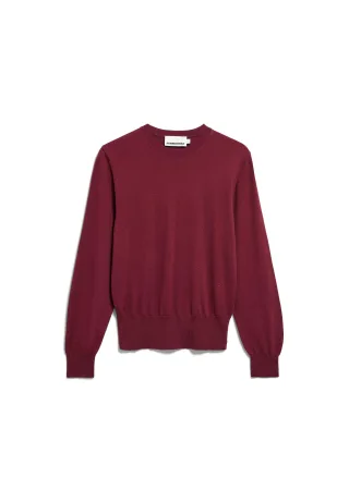 Armedangels - FINE KNIT SWEATER velvet red - Gr. - S