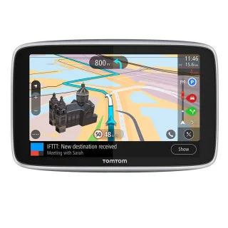 TomTom Go Premium [6" Weltkarte Lifetime] schwarz/silber