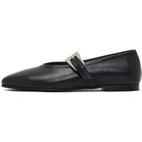Derimod Ballerinas aus Leder Ballerina Kunstlederfutter, TPU Sohle, Absatz 1,5 cm