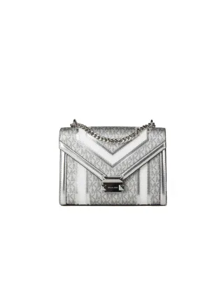 Michael Kors Umhängetasche Silber