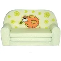 FORTISLINE Kindersitzgruppe Kindersofa "MINI" Kindercouch zum Aufklappen W386
