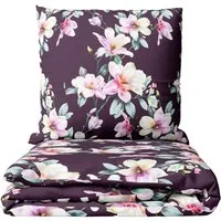 Leonado Vicenti Bettwäsche Biber Baumwolle, flauschig, Biber, 3 teilig, Blumen Design, flauschig warm
