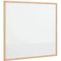 vidaXL Pinnwand Magnetisches Whiteboard mit Rahmen aus massivem Kiefernholz 60 x 55 cm