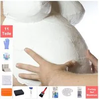 Purbay Handabdruck-Set Purbay Premium Babybauch Gipsabdruck Set MAXIMUM