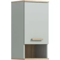 welltime Hängeschrank MINTTU, Höhe 68 cm, 1 Tür, 1 Einlegeboden, 1 offenes Fach (Türanschlag rechts und links montierbar) Badmöbel, Badschrank, Schrank, Bad, Wandschrank