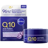 Nivea Nachtcreme Q10 ANTI-FALTEN BERUNIGUNG NACHTPFLEGE, strafft & beruhigt die Haut über Nacht