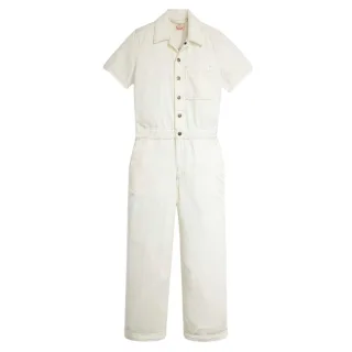 Levis - Jumpsuit für Damen, Mit Kragen, Regulär (Naturweiß)