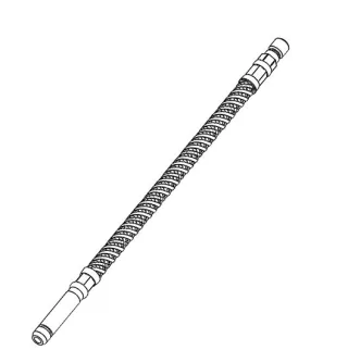 KWC Flexschlauch 390 MM M8X1 AG, Steckanschluss 10 mm 42.390 Z 01