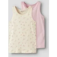 Name It Unterhemd NMFTANK TOP 2P FLOWER NOOS (Packung, 2-St)