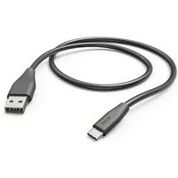 Hama USB-Kabel Ladekabel, USB-A - USB-C, 1,5 m, Schwarz USB-Kabel