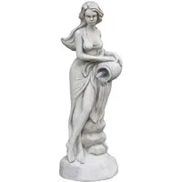 gartendekoparadies.de Gartenfigur Statue Venus optional mit Wasserlauf, Steinfigur, H. 69 cm, 19 kg, Frostsicher