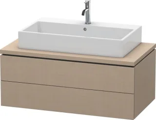 Duravit L-Cube Konsolenwaschtischunterbau wandhängend Leinen Matt 1020x547x400 mm - LC581907575 LC581907575