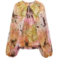 DOROTHEE SCHUMACHER Langarmbluse bunt,Casual,Viskose,Floral,Lang,Casual Fit