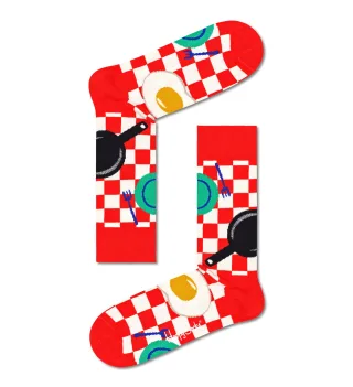 happy socks - Early Bird Sock Rot - Gr. - 38