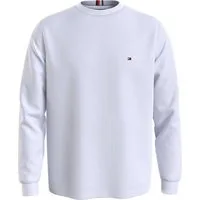 Tommy Hilfiger Rundhalspullover TEXTURED LS TEE mit Rundhalsausschnitt