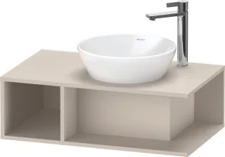 Duravit D-Neo Konsolenwaschtischunterbau wandhängend Taupe Matt 800x480x260 mm - DE493809191 DE493809191