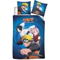 Aymax sprl Bettwäsche Naruto Flanell 135x200 cm + Kissenbezug 80x80 cm