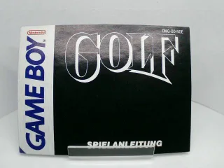 Golf [Nintendo Game Boy] Anleitung