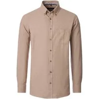 CASAMODA Langarmhemd Kent Comfort Fit 600 beige