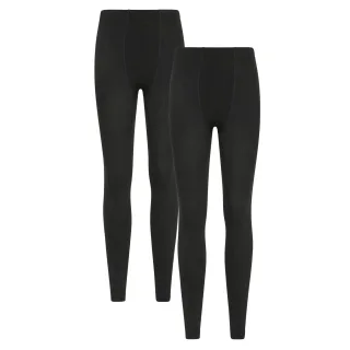 Mountain Warehouse - Thermo-Leggings 2er-Pack für Damen (Schwarz)