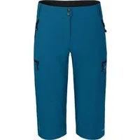 Bergson Fahrradhose VALLI Capri Damen 3/4 Radhose, robust, elastisch, Normalgrößen, Saphir blau
