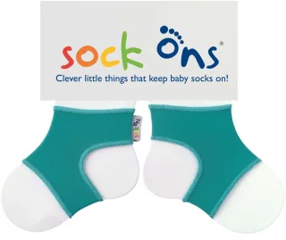 Sock Ons Babysöckchenhalter türkis 0-6 Monate