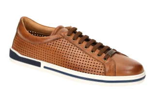 Galizio Torresi Herrenschuhe 417530A in Braun - cognac, Schn?rung, Echtleder