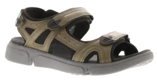 Hush Puppies Herren Sandalen Walking Castro Klettverschluss grün