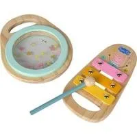 Peppa Pig Holz-Musikset, Musikspielzeug 2-teilig