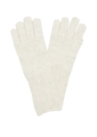 s.Oliver Red Label - Strick-Handschuhe beige - Gr. - ONE SIZE