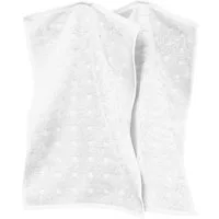 Möve Gästehandtuch Gästetuch "Quadretti" 2er-Pack, Frottier, Walk-Frottier Uni