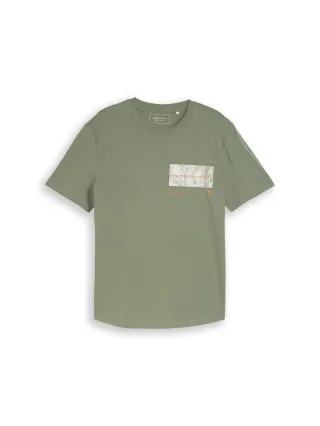 Denim Tom Tailor - T-Shirt mit Print sea spray - Gr. - M