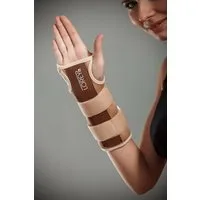 Lorey Medtec Handbandage Handgelenkstütze aus 3D-Mesh mit Aluschiene & Gurtsystem, atmungsaktiv