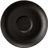 Seltmann Weiden Untertasse Liberty - Velvet Black, (1 St), Kombi-Untertasse groß 16,5 cm