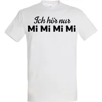 Youth Designz T-Shirt "Ich höre nur MiMiMiMi" Herren T-Shirt Fun Print Geschenk Statement mit lustigem Frontprint