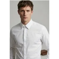 Calvin Klein Businesshemd XSLIM OCCASION STR SLD normaler Kragen, Slim fit, verdeckte Knöpfe