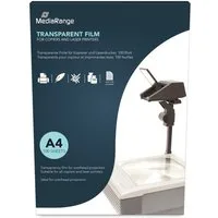 Mediarange Fotopapier 100 Blatt Fotopapier DIN A4 Over Head Projector transparente Folie